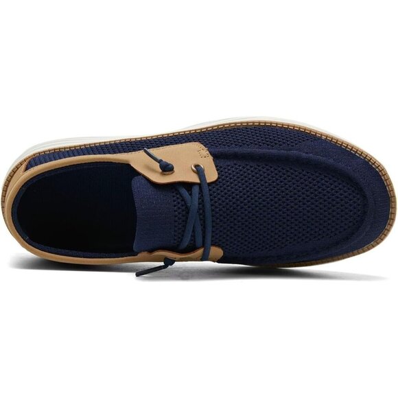 〽️Closed Toe Loafers Sneakers Men\'s Dark Blue Mesh Slip On Lightweight Soft Sole